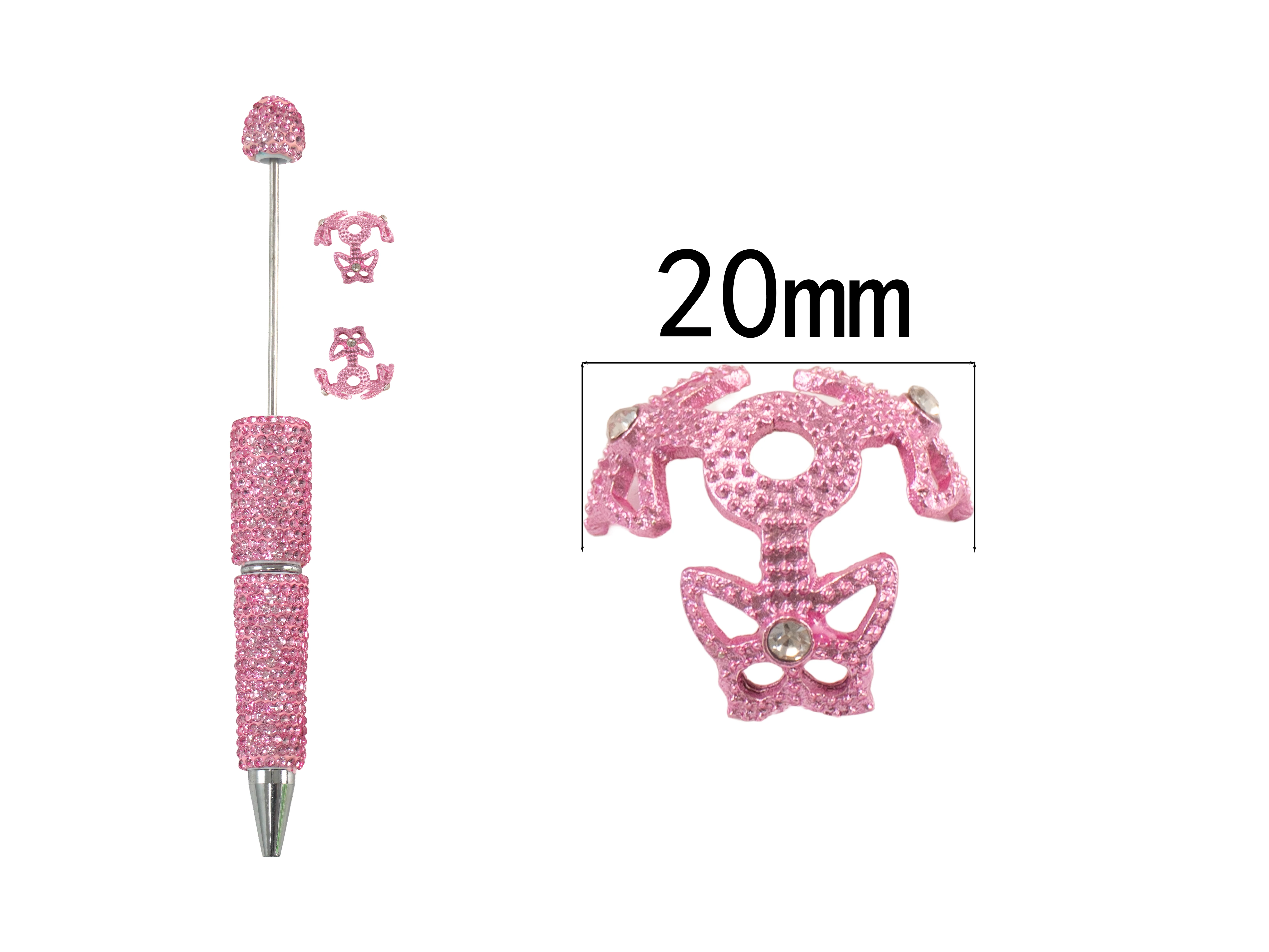 Butterfly Bead Caps for Beadable Pens