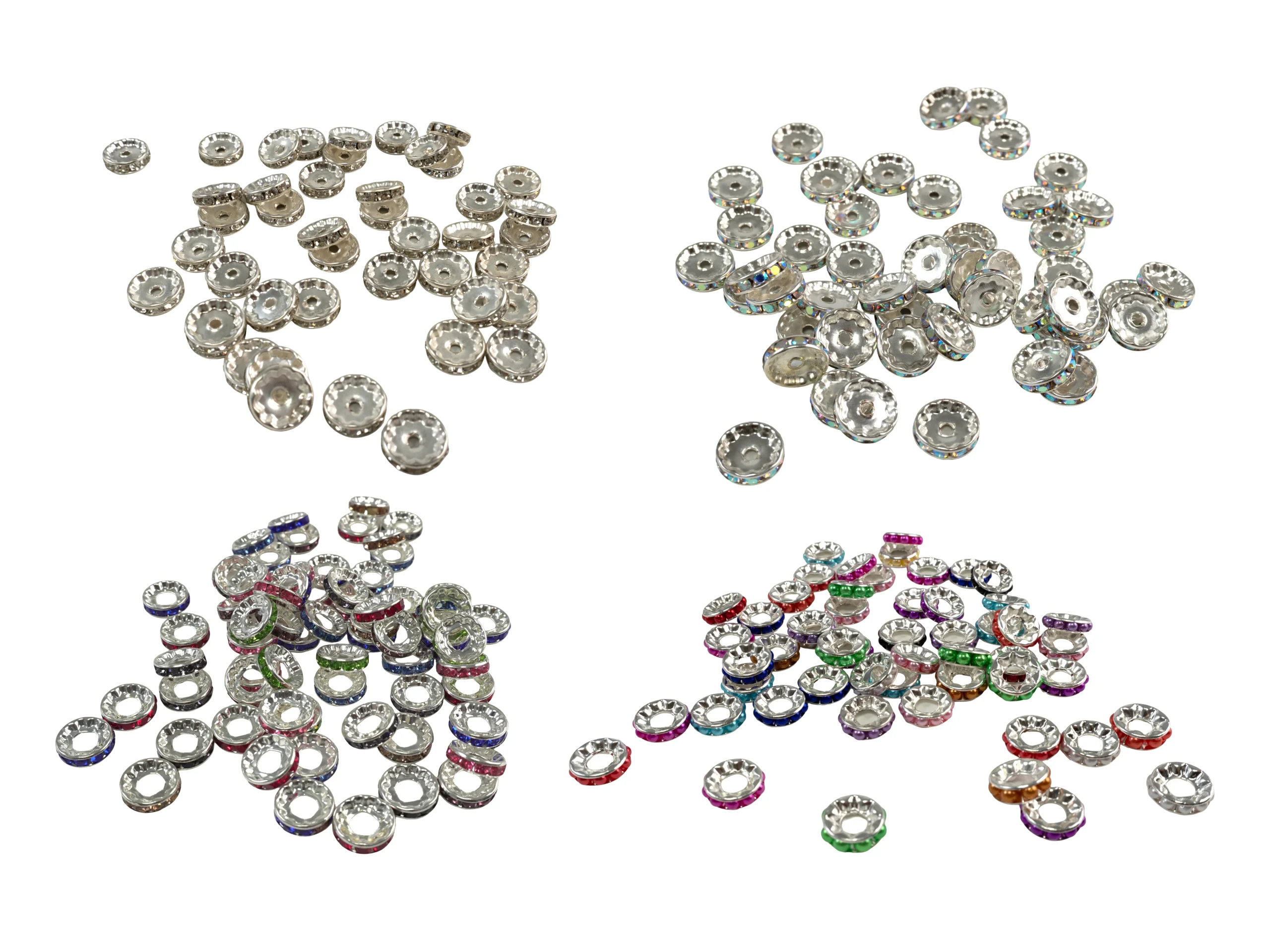 12mm Alloy Flat Spacers For Beadable Pens