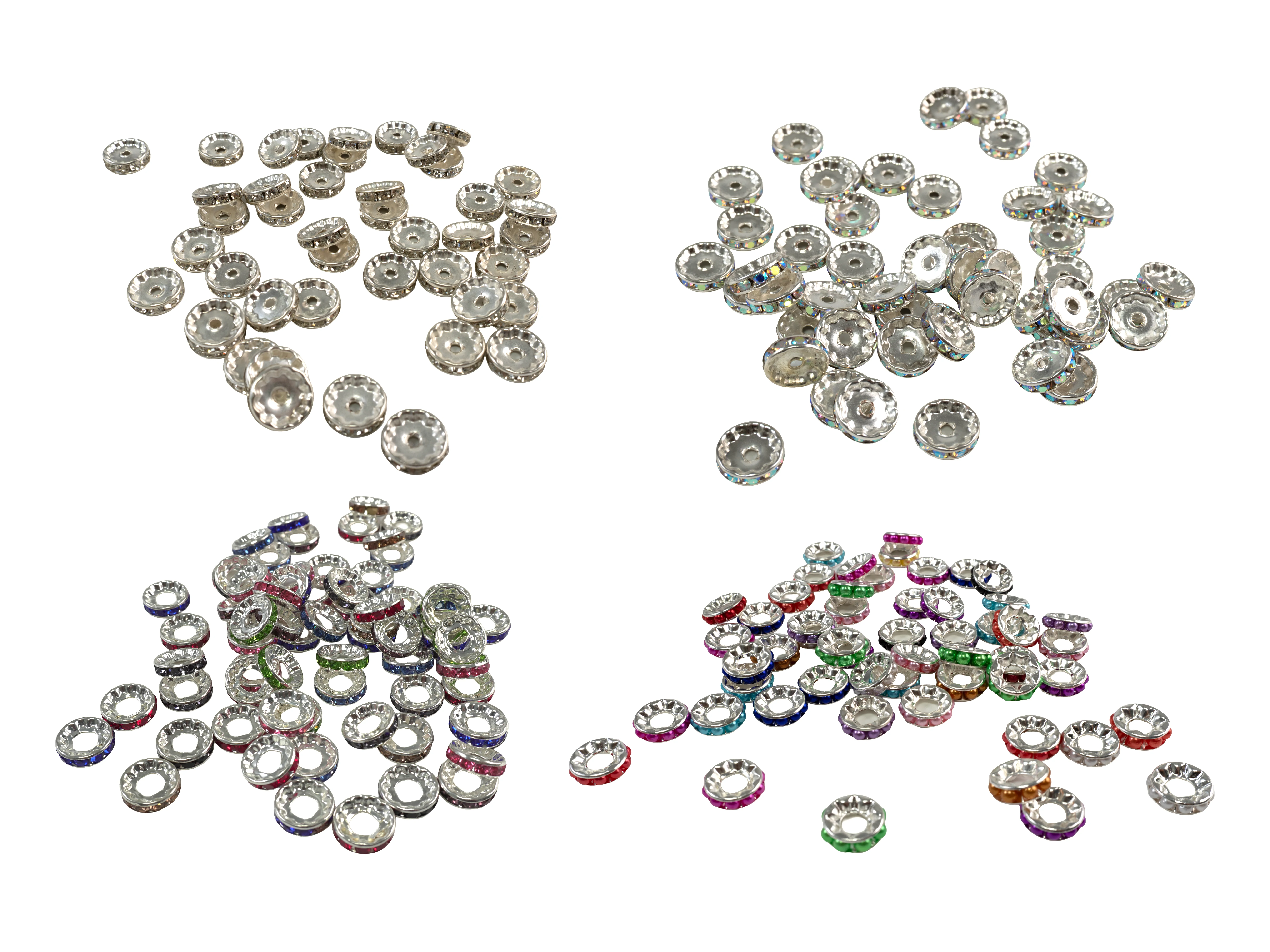 12mm Alloy Flat Spacers For Beadable Pens